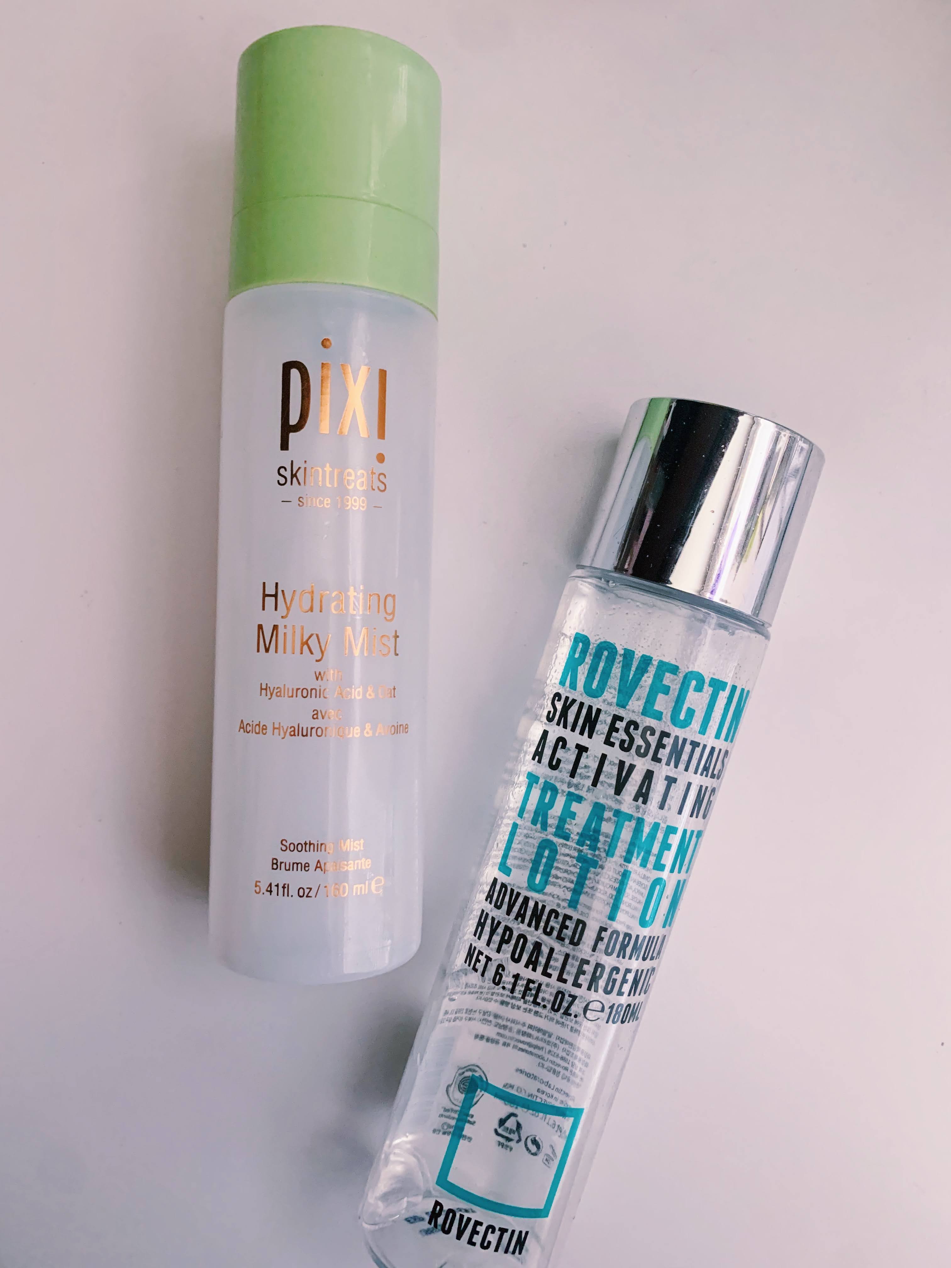 Photo of Pixi's Hydrating Milky Mist and Rovectin Activating Treatment Lotion