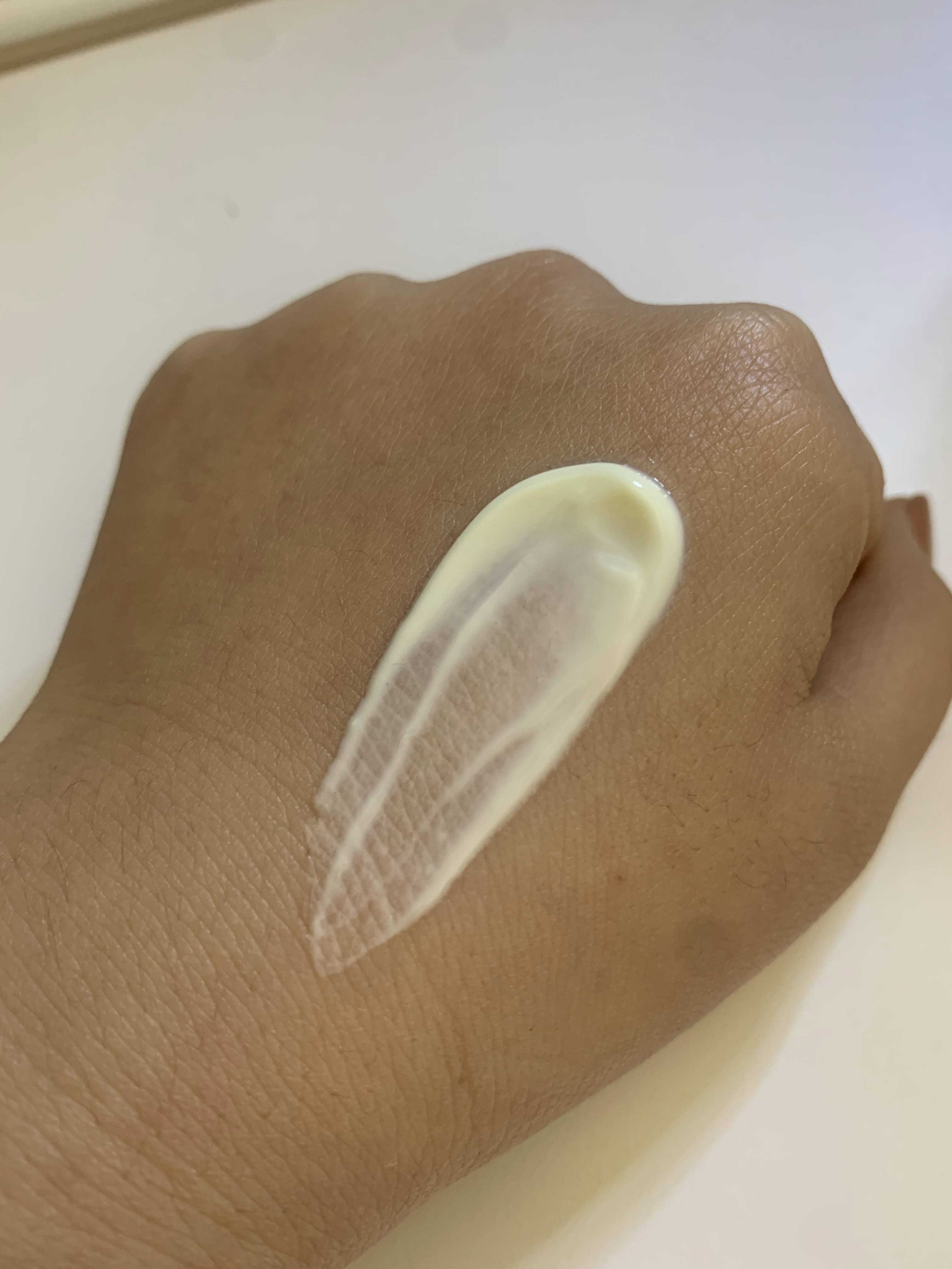 Swatch of the new Purito Sunscreen 